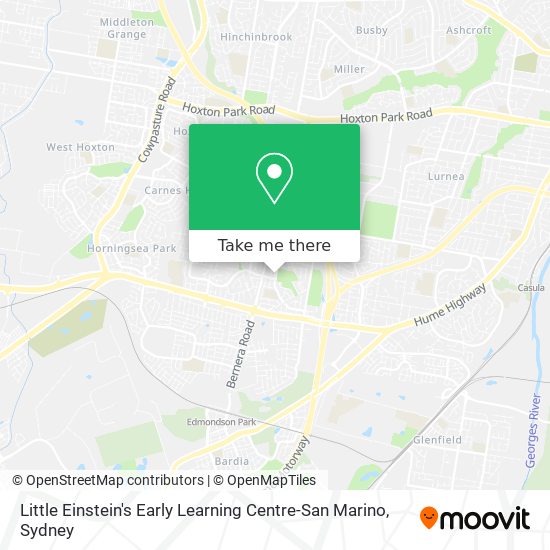 Mapa Little Einstein's Early Learning Centre-San Marino