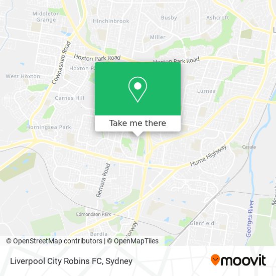 Liverpool City Robins FC map