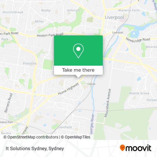 It Solutions Sydney map