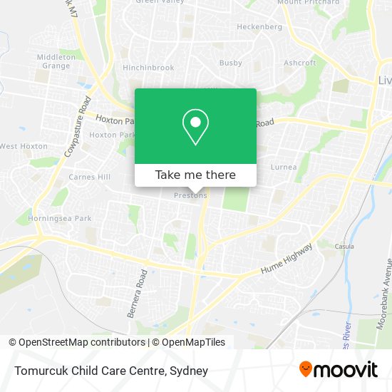 Mapa Tomurcuk Child Care Centre