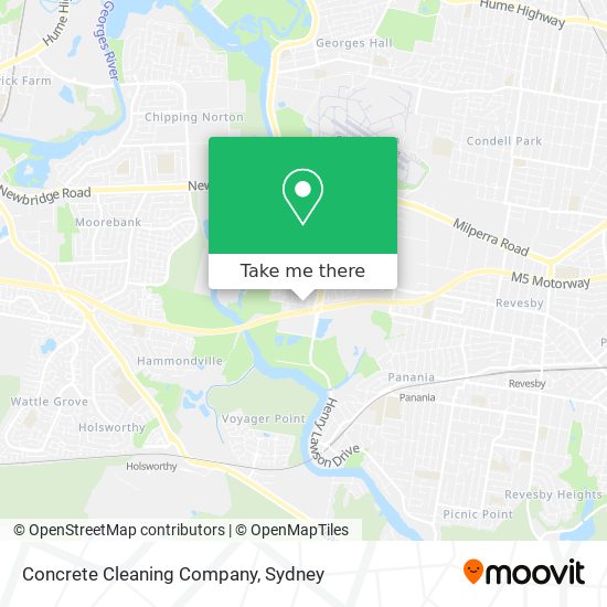 Concrete Cleaning Company map