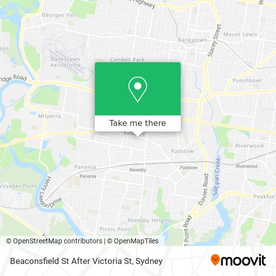 Beaconsfield St After Victoria St map