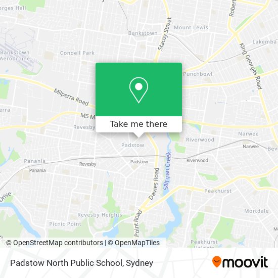 Padstow North Public School map