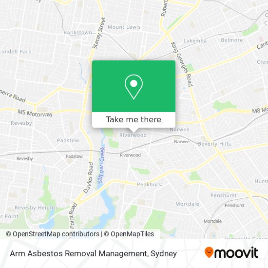 Arm Asbestos Removal Management map