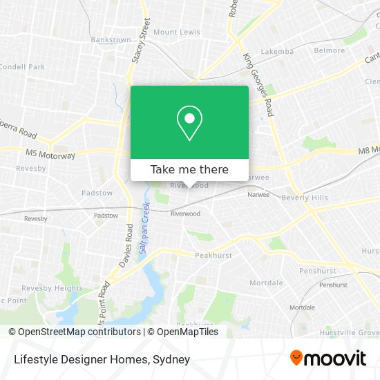 Lifestyle Designer Homes map