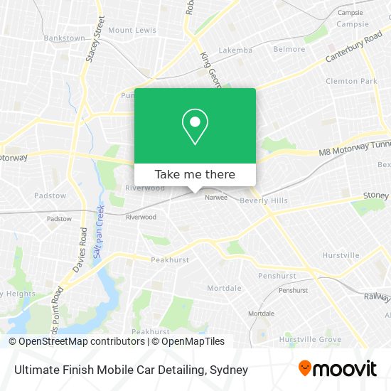 Ultimate Finish Mobile Car Detailing map