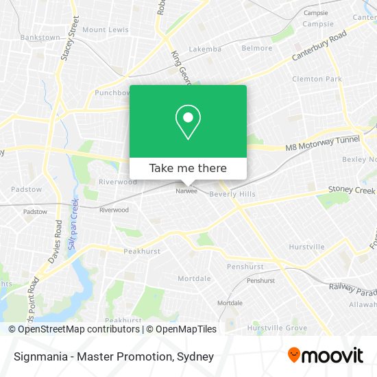 Signmania - Master Promotion map