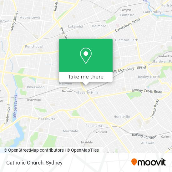 Catholic Church map