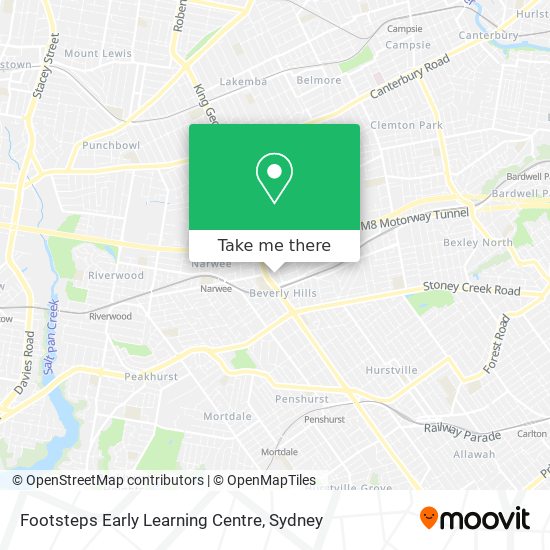 Mapa Footsteps Early Learning Centre