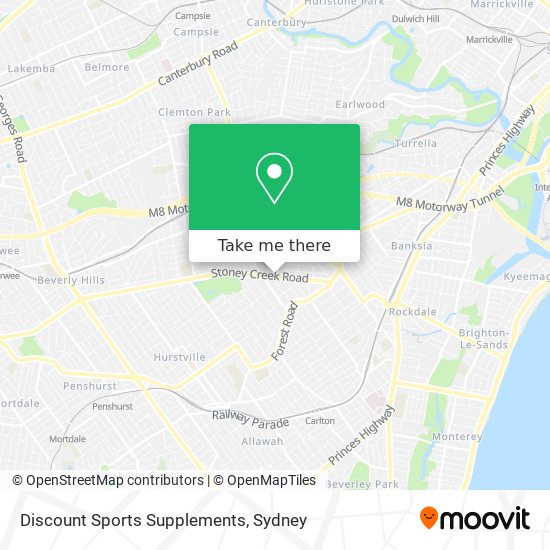 Mapa Discount Sports Supplements