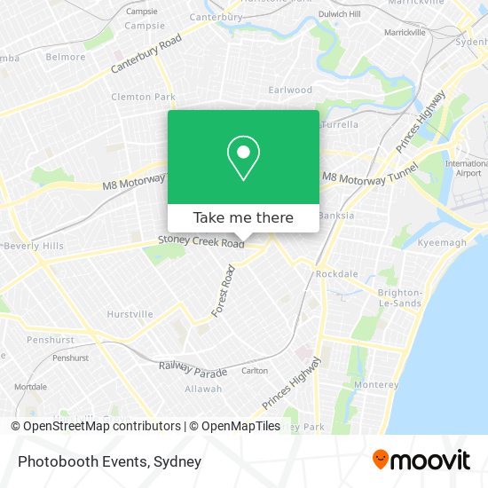 Photobooth Events map