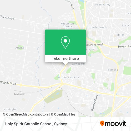 Holy Spirit Catholic School map