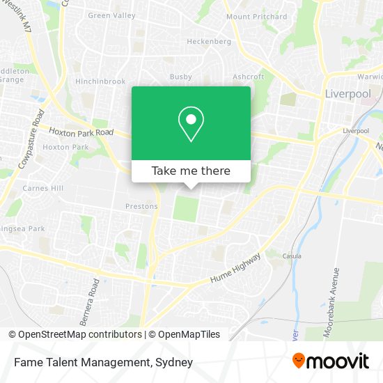 Fame Talent Management map