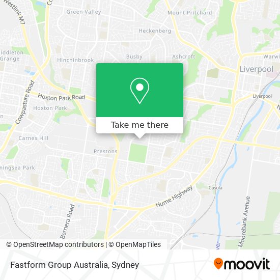 Fastform Group Australia map