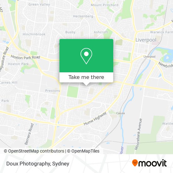 Doux Photography map