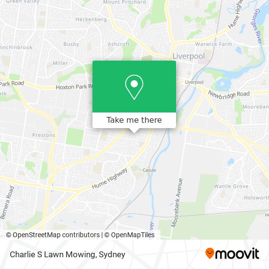 Charlie S Lawn Mowing map