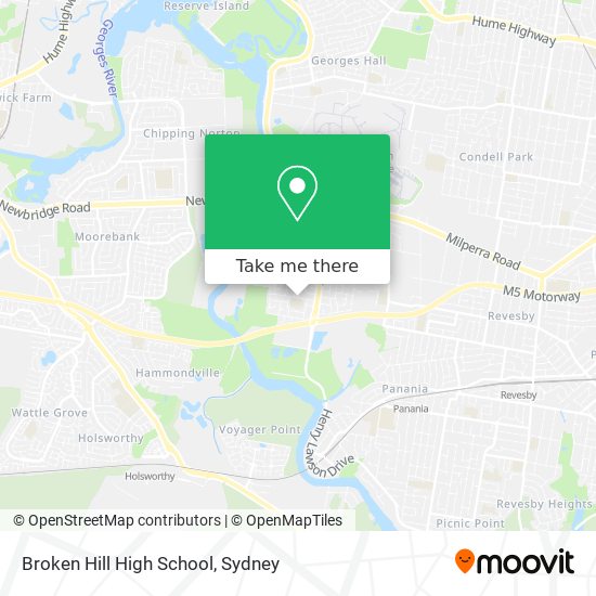 Broken Hill High School map