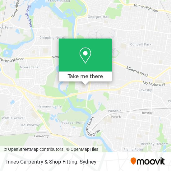 Innes Carpentry & Shop Fitting map
