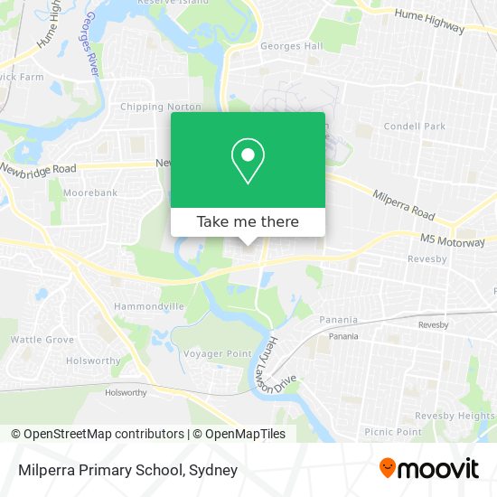 Milperra Primary School map