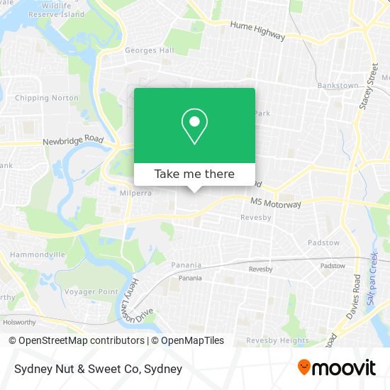 Sydney Nut & Sweet Co map