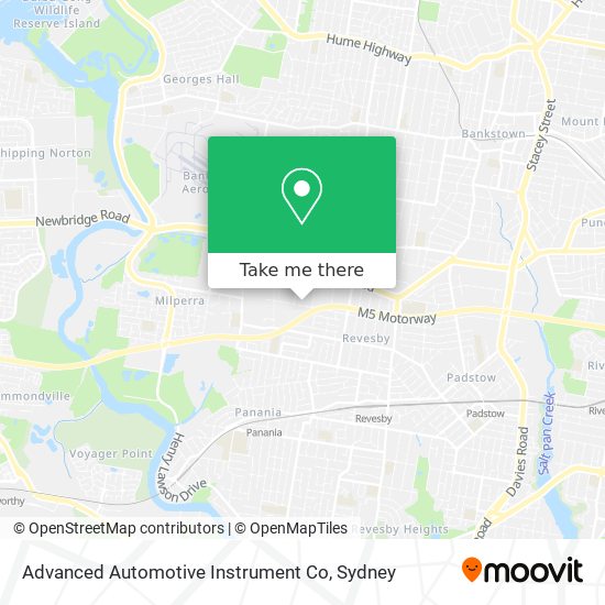 Advanced Automotive Instrument Co map