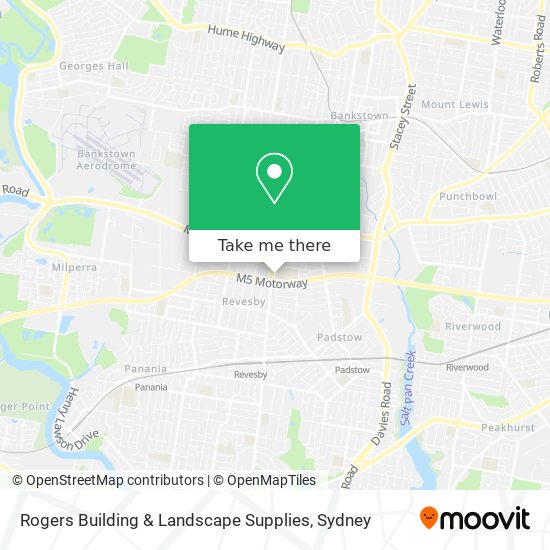 Rogers Building & Landscape Supplies map