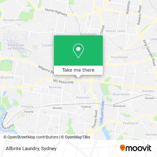 Mapa Allbrite Laundry