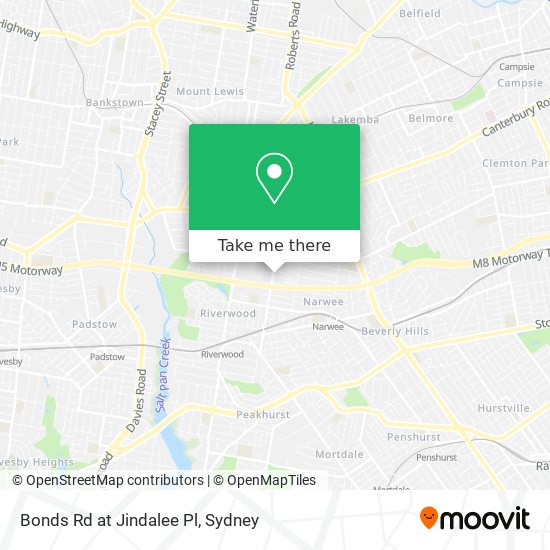 Bonds Rd at Jindalee Pl map