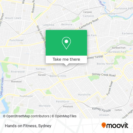 Hands on Fitness map