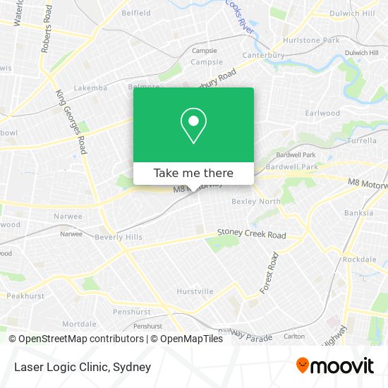 Laser Logic Clinic map