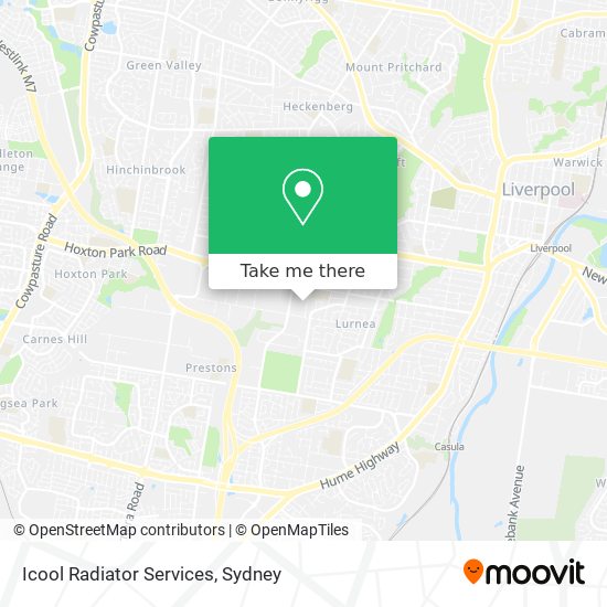 Icool Radiator Services map