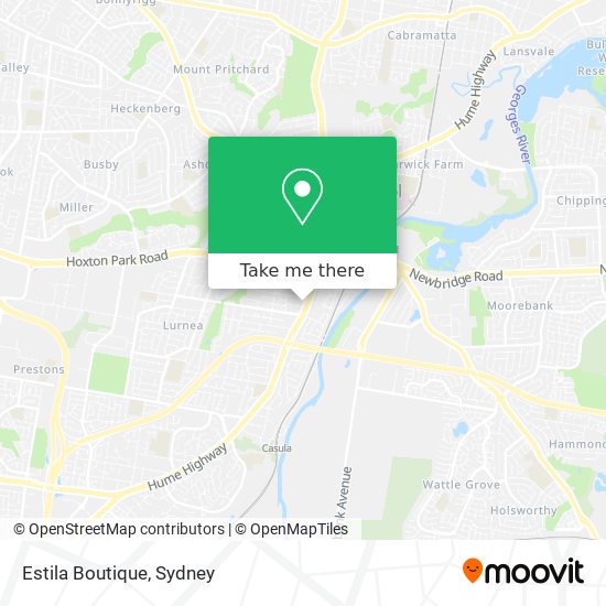 Estila Boutique map