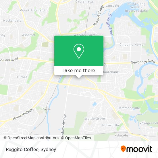 Ruggito Coffee map