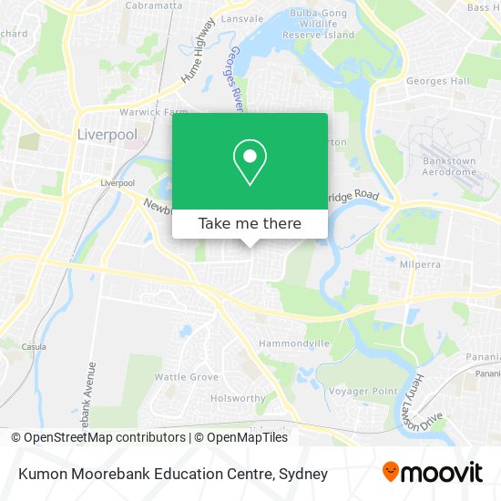 Kumon Moorebank Education Centre map