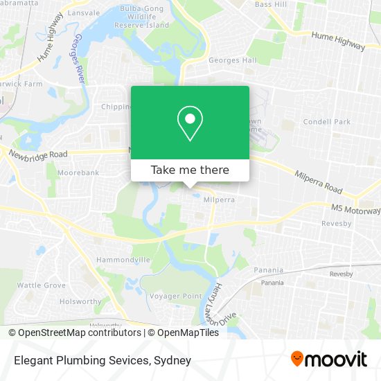 Elegant Plumbing Sevices map