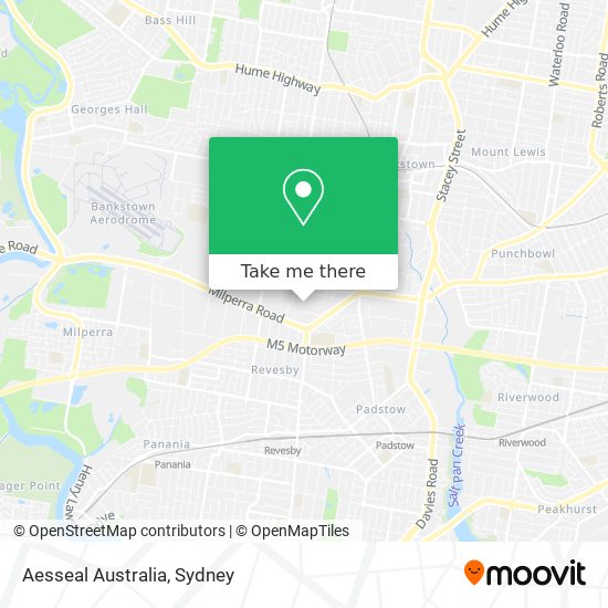 Aesseal Australia map