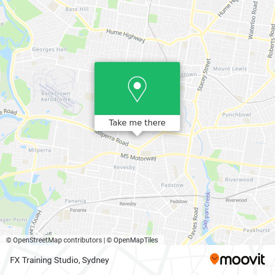 FX Training Studio map