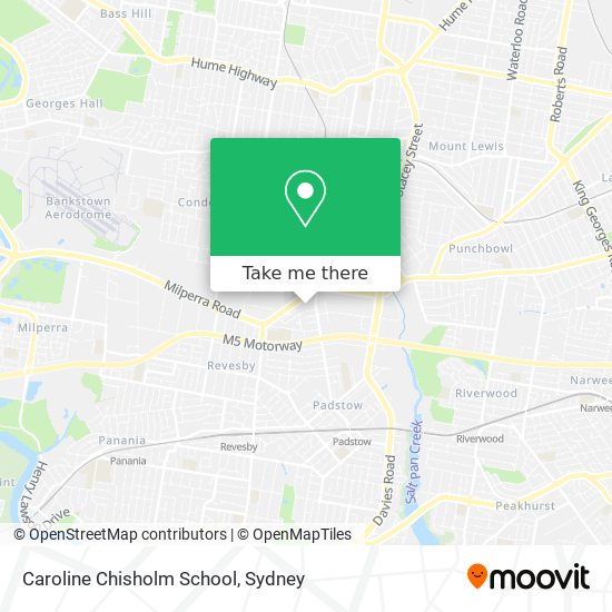 Caroline Chisholm School map