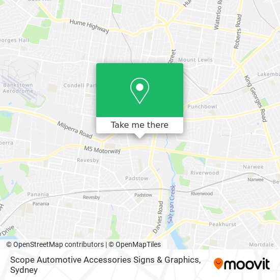 Scope Automotive Accessories Signs & Graphics map