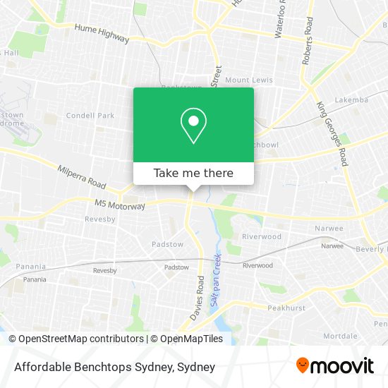 Mapa Affordable Benchtops Sydney