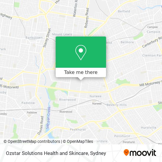 Mapa Ozstar Solutions Health and Skincare