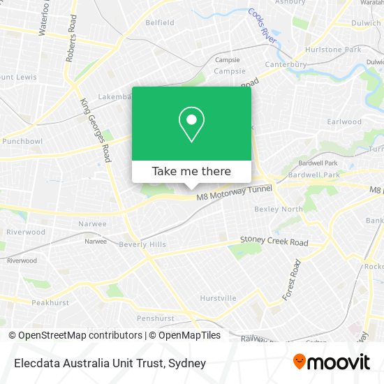 Mapa Elecdata Australia Unit Trust