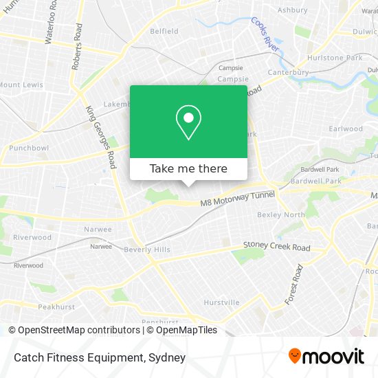 Mapa Catch Fitness Equipment