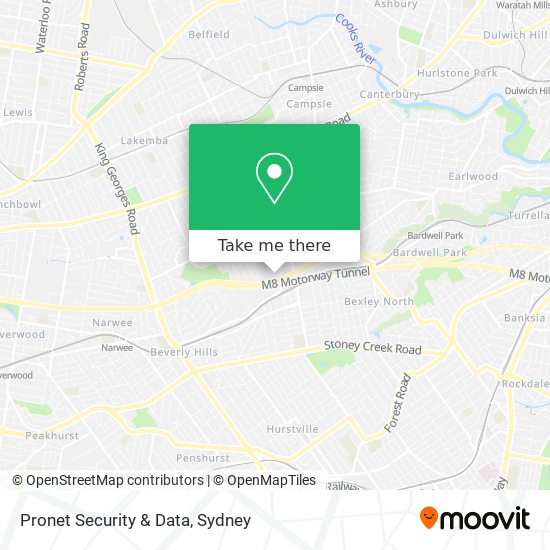 Mapa Pronet Security & Data