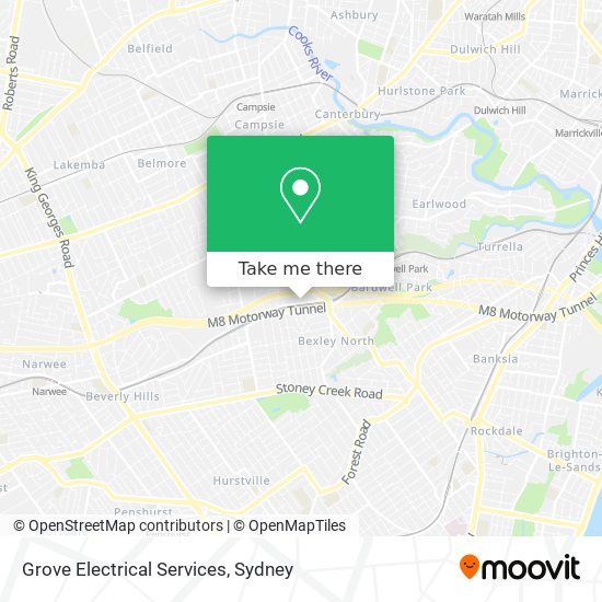 Mapa Grove Electrical Services