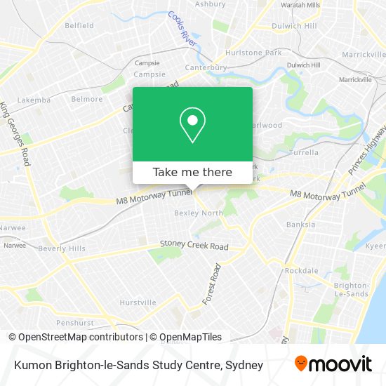 Kumon Brighton-le-Sands Study Centre map