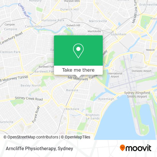 Arncliffe Physiotherapy map