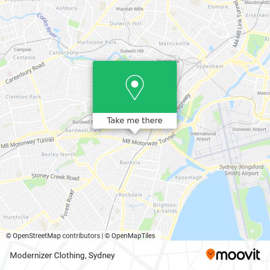 Modernizer Clothing map