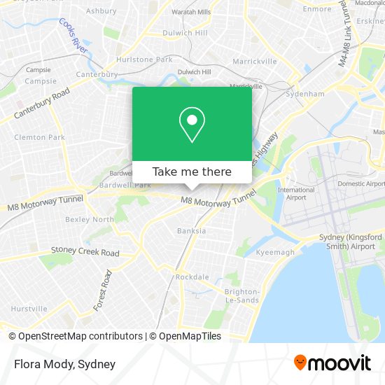 Flora Mody map