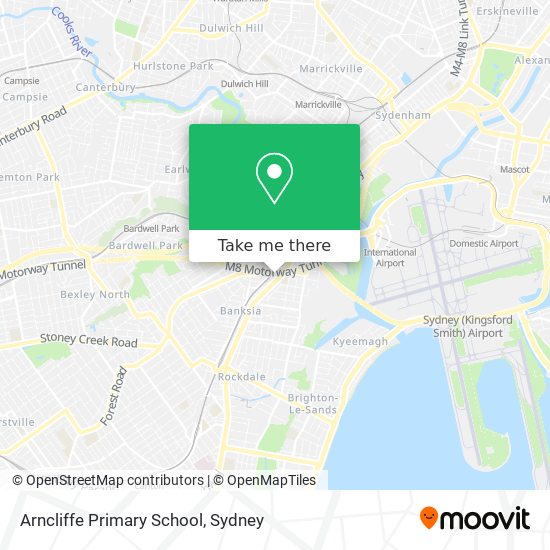 Mapa Arncliffe Primary School